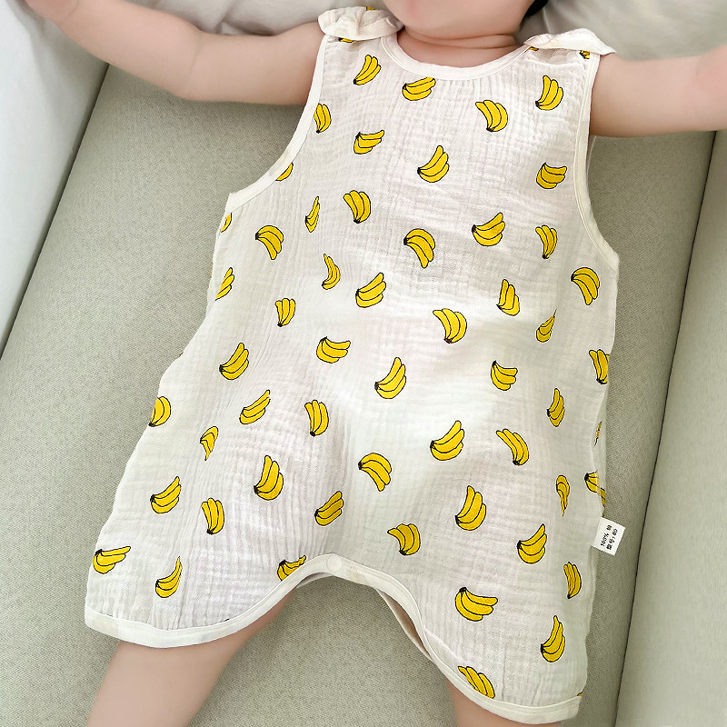 宝宝睡袋夏季薄款纱布无袖背心男女童防踢被儿童纯棉连体马甲睡衣,婴童用品,睡袋/防踢被,淘宝优惠券,粉丝福利购,淘宝优惠卷
