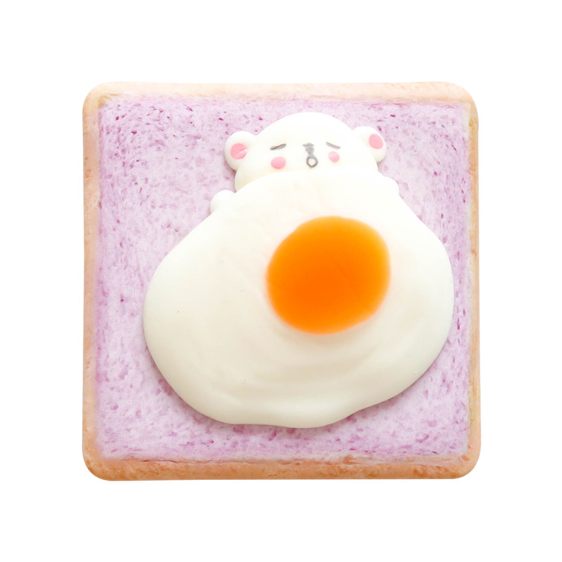 创意发泄面包解压日记笔记本子少女心可爱精致减压随身便携小记事