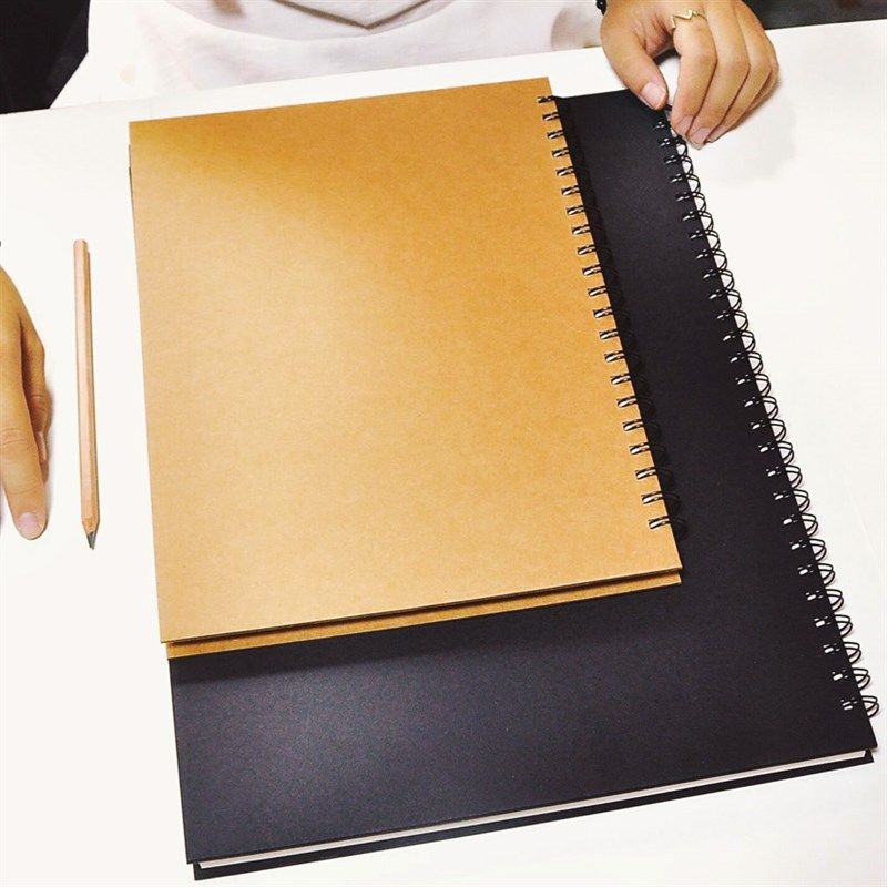 硬壳空白手绘本子 /速写/马克笔/钢笔/彩铅/针管笔/ 不渗墨