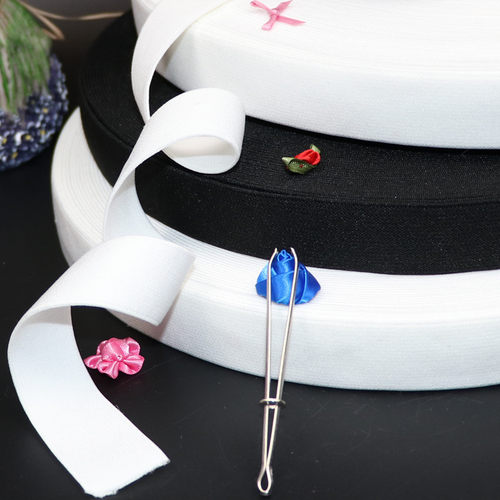 环保孕妇婴儿柔软松紧带皮筋弹力带diy厚细宽扁 儿童裤子黑色丈根