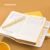 弘典日程本笔记本本子高颜值手账本女生随身口袋本便携每日计划本