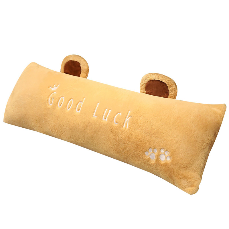 卡通枕头双人单人情侣枕长款一体女孩可爱家用学生宿舍简约可拆洗