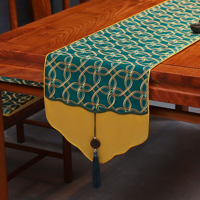 新中式桌旗古典中国风禅意茶几布家用电视柜床头柜餐桌布艺茶桌旗,居家布艺,桌布,淘宝优惠券,粉丝福利购,淘宝优惠卷