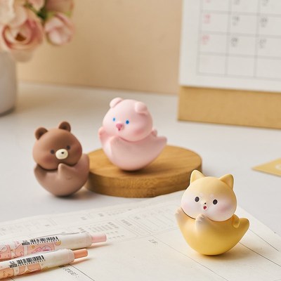 卡通可爱YO乐翻翻不倒翁装饰小摆件桌面解压儿童休闲玩具学生礼品
