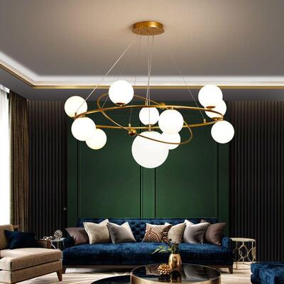 北欧简客厅约网红吊32701灯意创星童球儿房卧室灯公寓餐厅轻奢流
