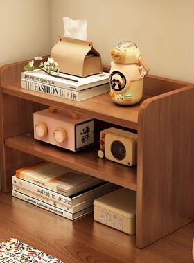 桌面书架置物架桌上收架家用卧室纳柜子学生书桌柜子简易XBD多层