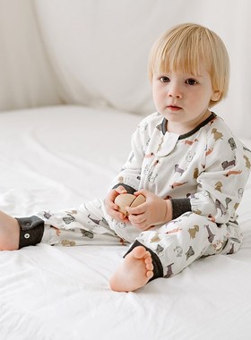 Nest Designs婴儿睡袋春秋款宝宝分腿纱布睡袋四季通用儿童防踢被