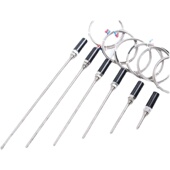 Cu50不锈钢防水温度传感器测温探头热电偶铂热电阻 PT100 K型 E型