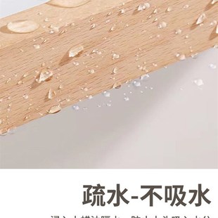 原木风浴室墙上木隔板置物架实木榉木洗漱台镜前卫生间多层收纳架