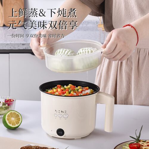 便携电热杯电热水壶旅行水壶出行外带插电煮面煮汤电车可用煮粥