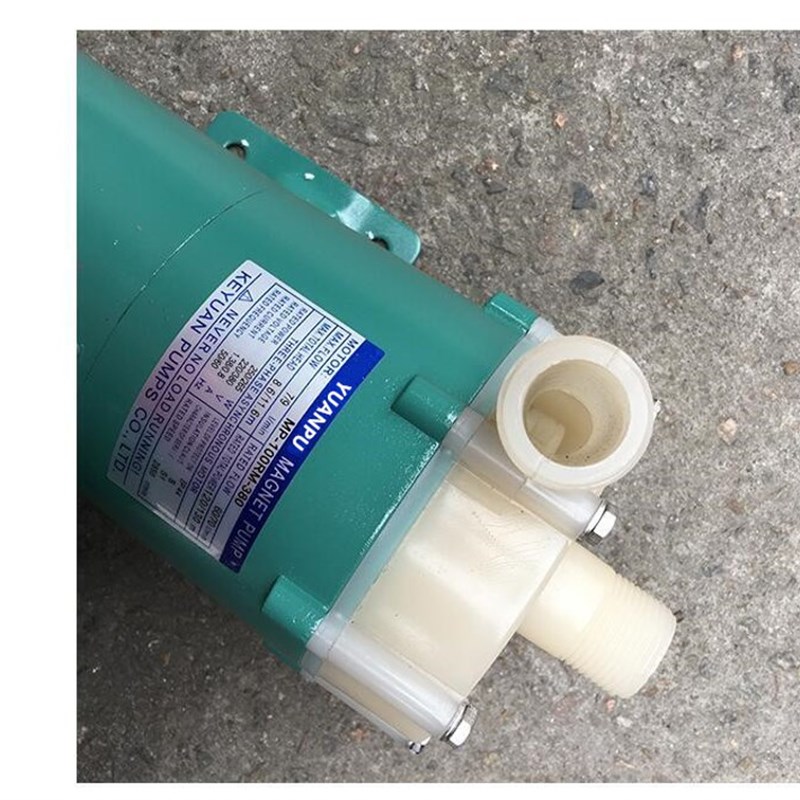 MP100R 铁氟龙磁力泵PVDF耐高温耐酸碱化工泵MP30R40R50R磁力泵