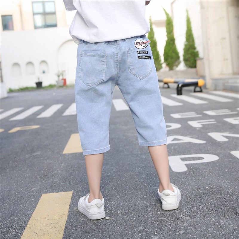 4小男童5中裤3夏七分裤3大男孩6牛仔短裤7吸汗薄款8五分裤子洋气9