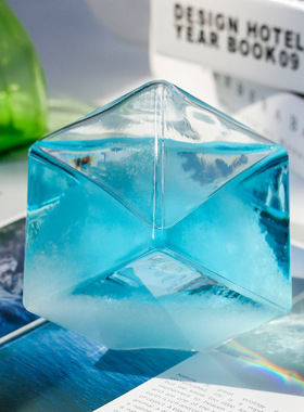 天气预报风暴瓶 创意科技感桌面摆件办公室装饰 生日礼物送女朋友