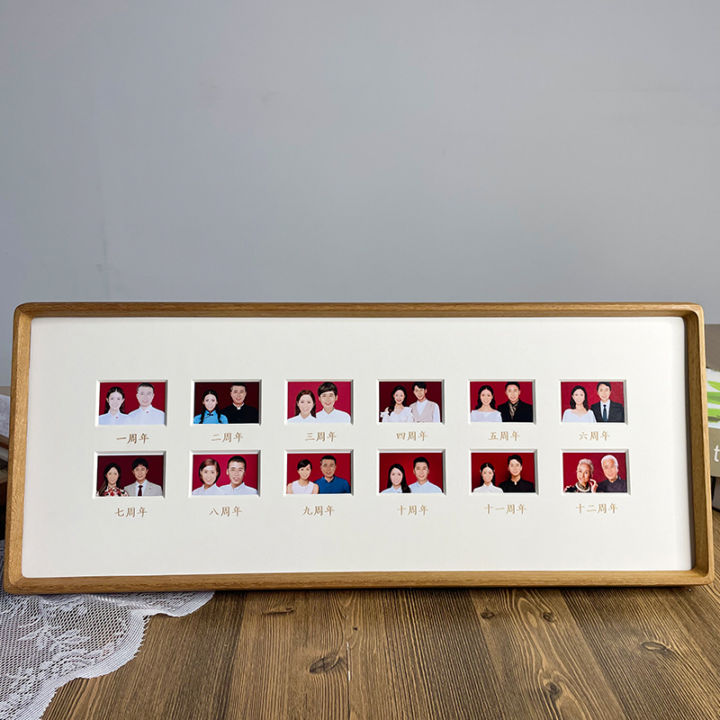 结婚周年纪念照相框领证夫妻登记照婚姻登记证情侣结婚证证件摆台