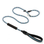 狗狗训犬专业防爆冲反光柯基金毛边牧牵引绳小中大型犬耐磨P链P绳