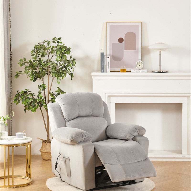 老人助站布艺沙发助力起身敬老椅头等太空舱电动单人沙发升降躺椅