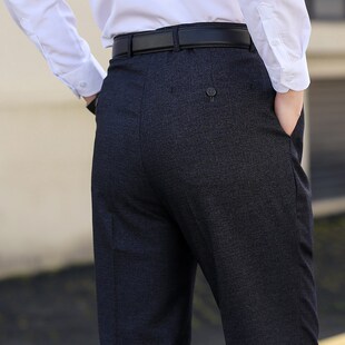 中老年高个子爸爸加长120cm西裤 四季商务免烫高腰深裆大码男1800