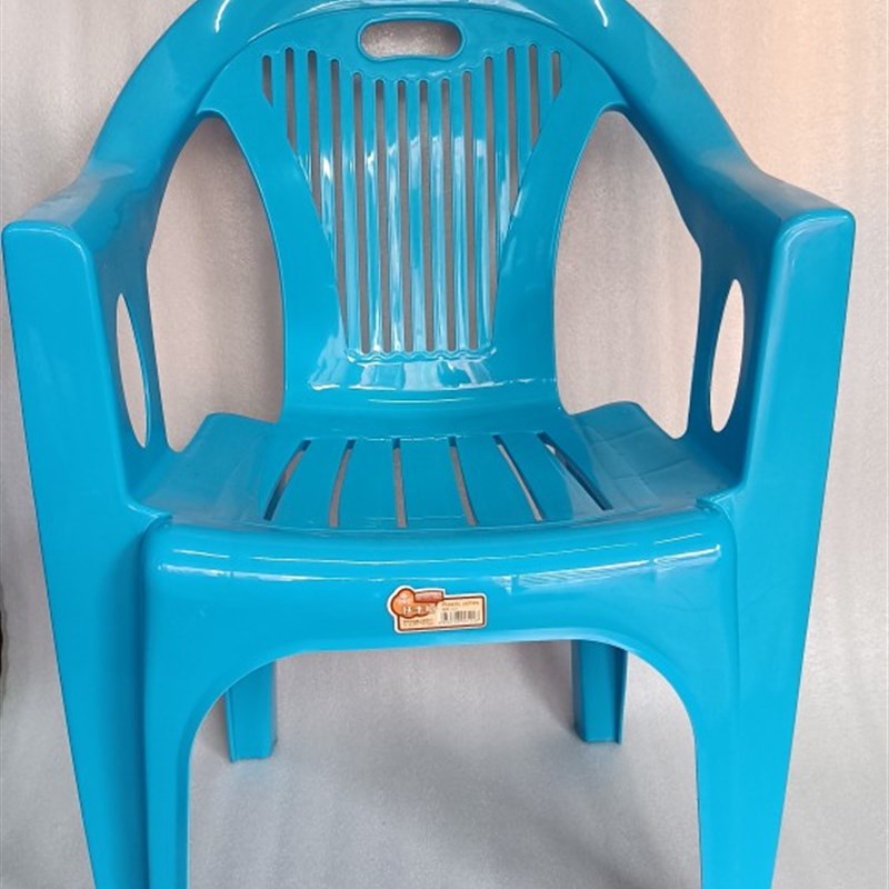 塑料家用客厅成人靠背椅大排档餐椅户外夜市烧烤椅加厚沙滩扶手椅