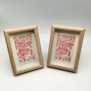 钟馗朱砂画像摆台端午节年画门神端阳节摆件佛像挂画