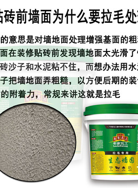 界面剂拉毛专用墙固水泥砂浆拉毛胶水固砂宝墙面加固拉毛剂介面剂