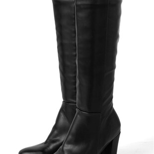 GRL少量~大长腿MM!复古轻熟极简风增高显瘦日系长靴女靴子长筒靴