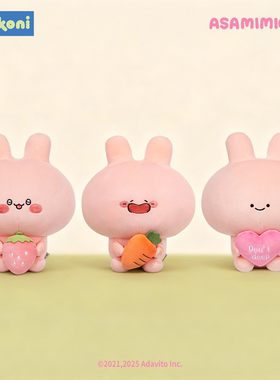 【新年礼物】正版asamimi阿莎咪米毛绒公仔兔子玩偶可爱治愈