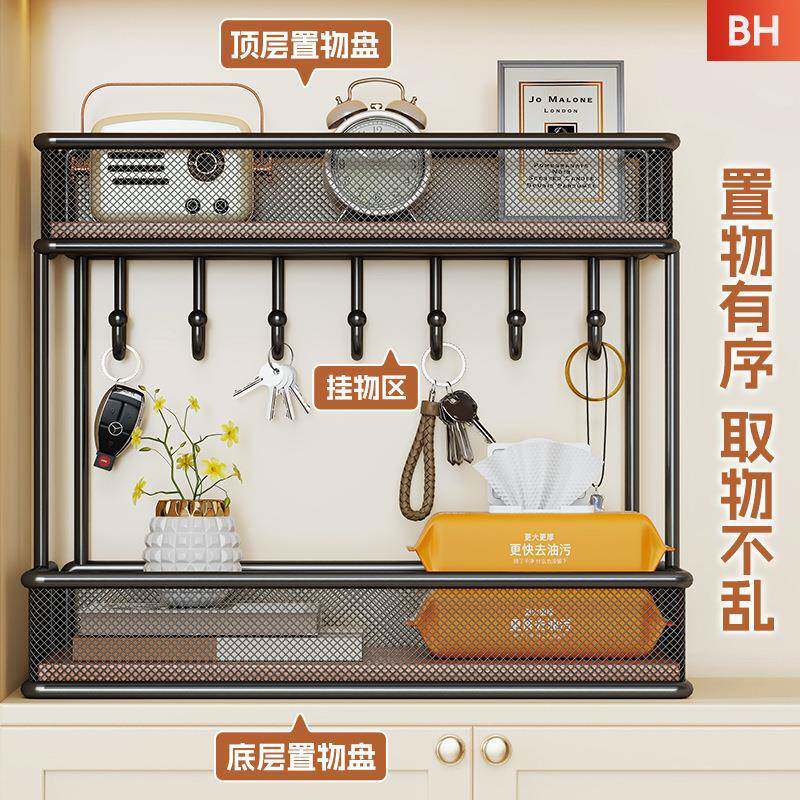 玄关置物架口放架钥匙收纳盒入见描述户鞋柜上摆件展门示厅整理门