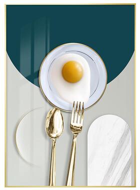 奢餐厅装饰画桌HS-08290现代约客厅饭简厅餐轻装饰壁画北欧风创意