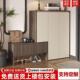 家用门口实木鞋 入一户门体靠新墙玄关柜OJL置物柜柜子多层收 柜款
