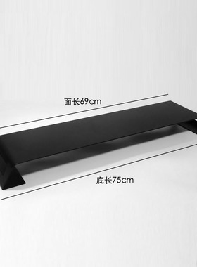 新中式家居民宿样板间茶室装饰摆件摆设展示架工艺品底托铁艺底座