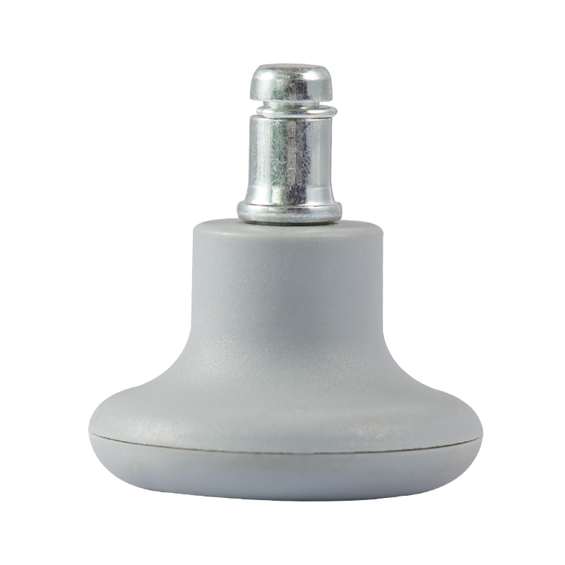 白色固定脚轮万向滑轮椅不转动脚垫电脑椅脚防滑卡口通用加厚增高