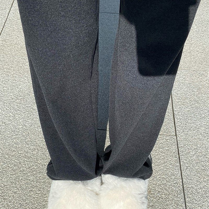 深灰色糯米休闲裤女夏季新款胖妹妹mm高腰宽松显瘦垂感阔腿长裤子,女装/女士精品,大码裤装,淘宝优惠券,粉丝福利购,淘宝优惠卷