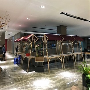 市集摊位展示架户外木质摊位车网红夜市活动摆摊桌集市棚架可折叠