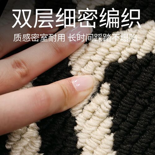 美式地毯入户门垫进门地垫2025新款高级感家用玄关防滑门外蹭脚垫
