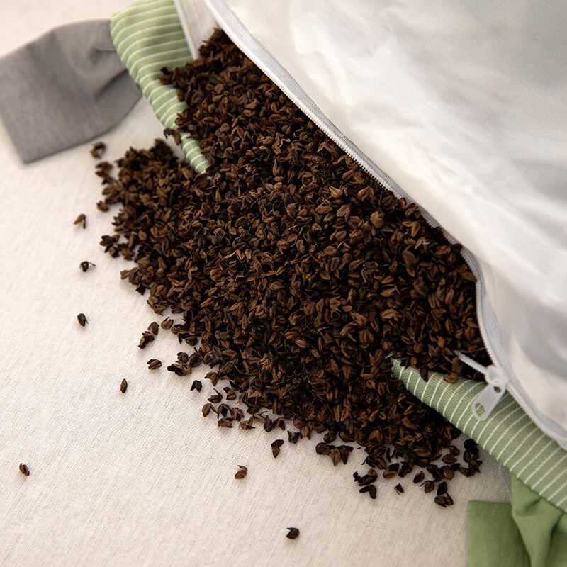 a类儿童纯荞麦皮枕头枕芯低枕夏季婴儿宝宝专用小号护颈枕助睡眠