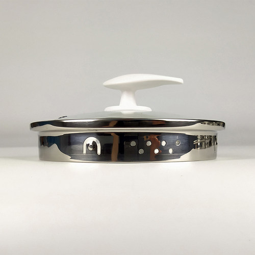 养生壶盖子配件通用防烫304不锈钢化玻璃盖单配换1.5L/1.8L/2.0L