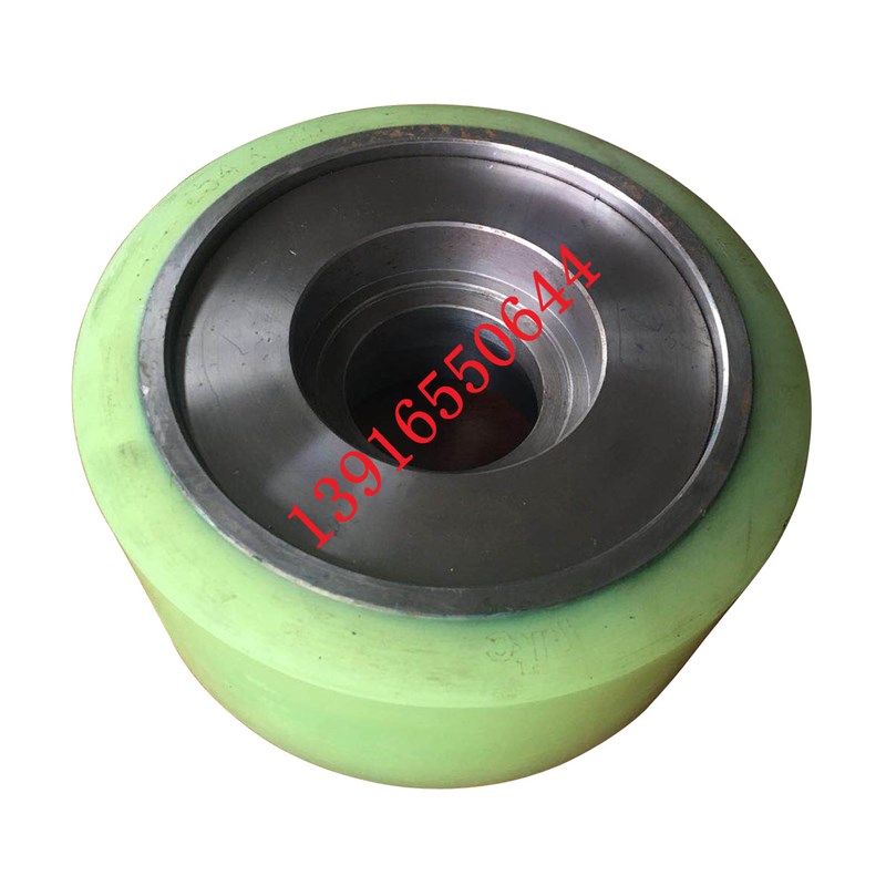 电动叉车轮胎TCM叉车轮子254X120-190承载轮压配胎总成承重轮前轮