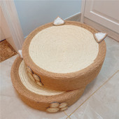 剑麻猫抓板猫头猫抓碗猫窝圆形抓盆猫窝猫咪不掉屑磨爪玩具猫锅