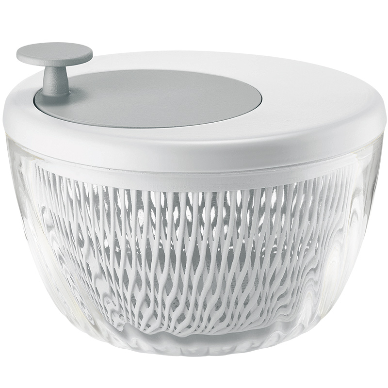 guzzini蔬菜脱水器沙拉甩干机家用手动去水甩水沥水篮洗菜盆神器