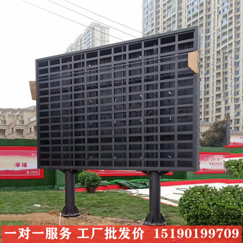 LED电子显示屏防水箱户外全彩不锈钢广告屏外框简易室外立柱箱体