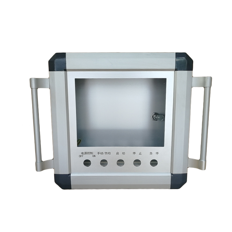 抽屉式鼠标键盘悬臂控制箱铝合金吊臂箱触摸屏控制柜显示器操作箱