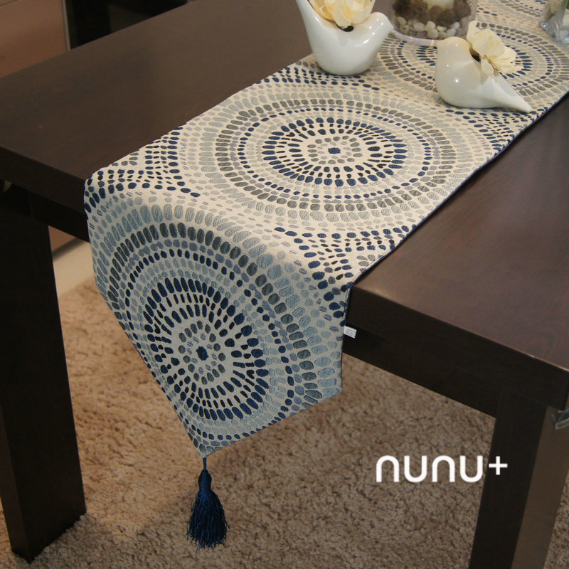 包邮新款 圆满 时尚感奢华简约欧式 样板房桌旗 餐旗桌布长条