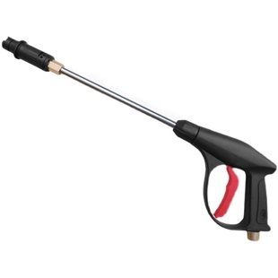 洗车机专用高压水枪配件喷头短枪家用清洗机扇形通用泡沫长枪单枪