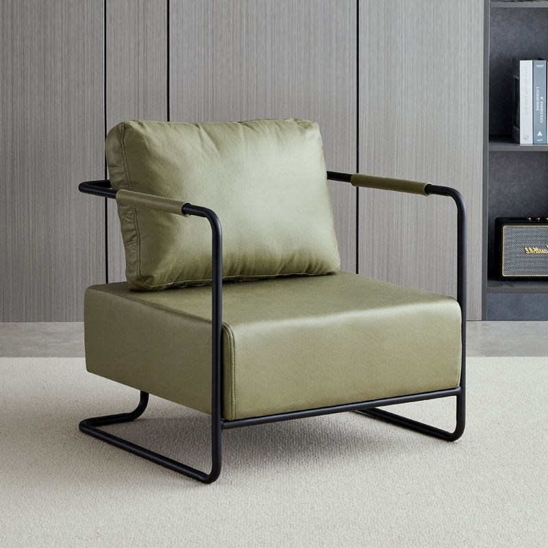 铁艺工业风轻奢沙发椅小户型客厅阳台酒店休息区休闲单双人位沙发