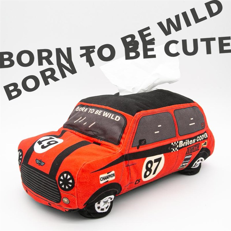 捕梦岛宝马mini迷你车载收纳面巾纸套纸巾盒纸抽套餐巾纸套可定制