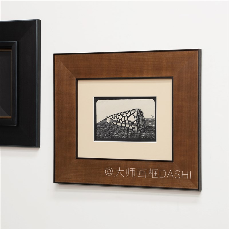 可定制中古复古实木画框装裱相框挂墙镜框照片墙油画外框拼图字画