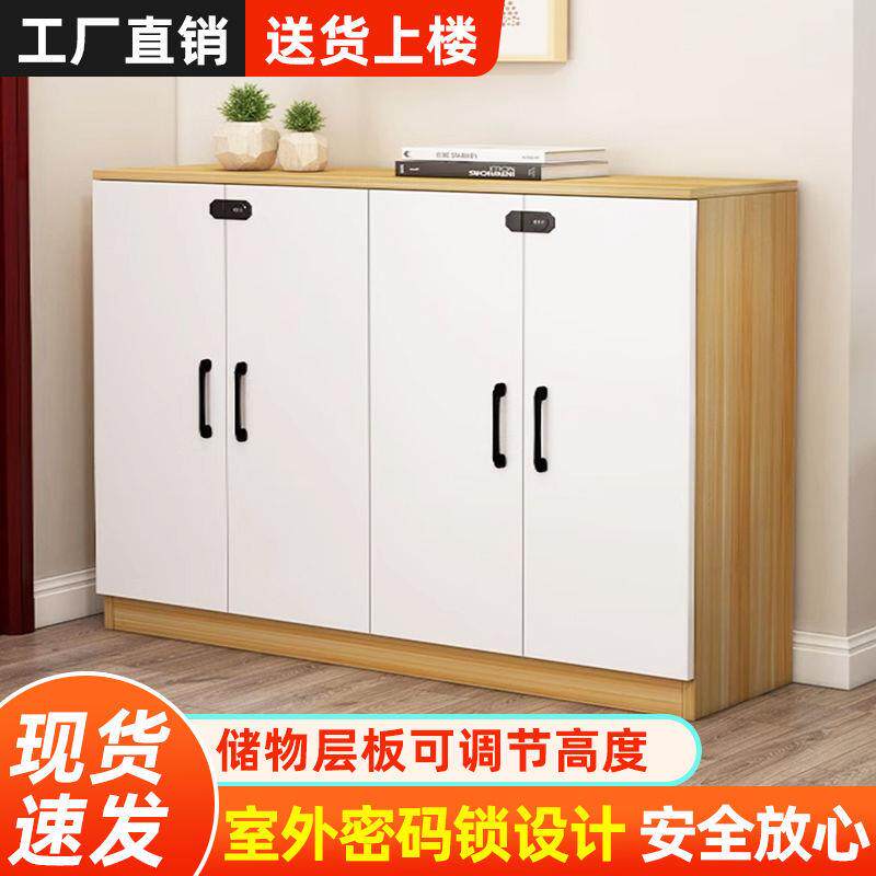 鞋鞋柜家用门柜口多功能储物大容量柜收纳架防盗鞋带OGF锁室外收