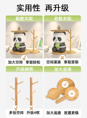 创意熊托盘摆件家居客厅入电视柜户玄关YFK011钥匙收纳乔迁礼新猫