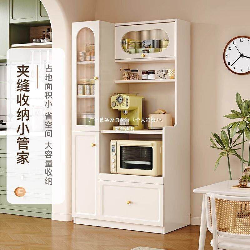 丝慕小户型房简约客厅实木餐高边柜收纳柜沙发边柜柜储物厨IWQ柜