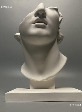 复古罗马石雕塑众LBR艺小术风高面级感桌膏摆件家居装饰礼品